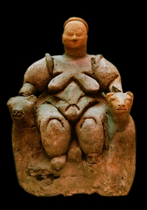 Mujer sentada de Çatalhöyük